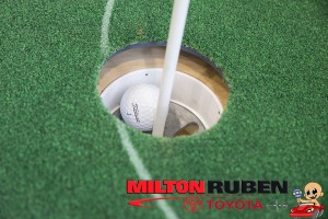 ... And got a Hole-In-One on the first try!