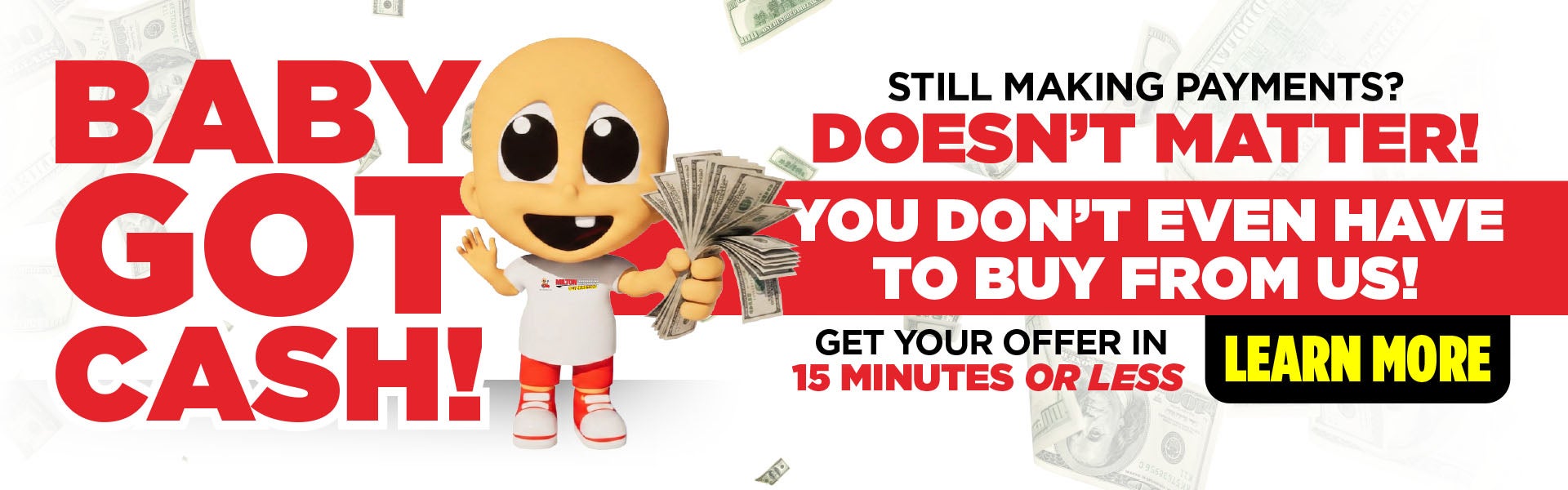 GET YOUR OFFER IN 15 MINUTES OR LESS
